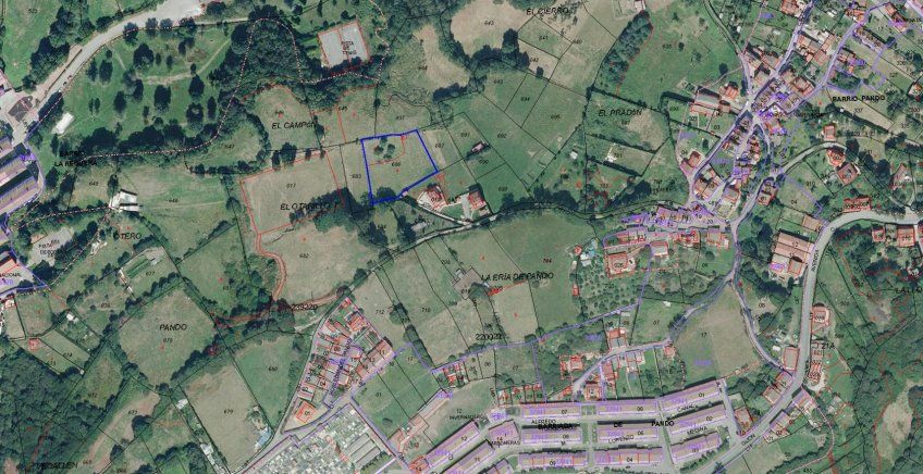 Finca en Pando y monte   no edificables